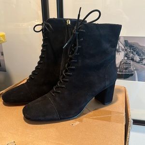 J. Crew suede booties